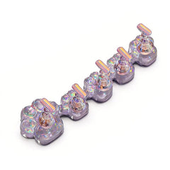 Purple Cat Claw Nail Stand Tools & Accessories No Brand