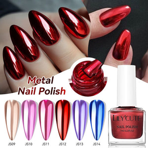 Metal Nail Polish JS12 7ml Nail Polish LILYCUTE
