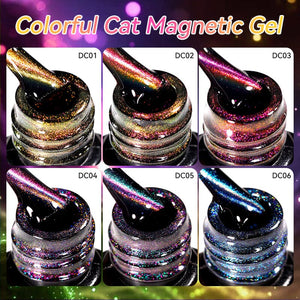 Colorful Cat Magnetic Gel DC06 7ml Gel Nail Polish LILYCUTE