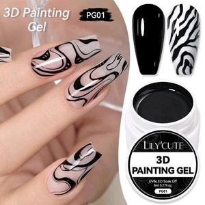 3D Painting Gel PG01 8ml Gel Nail Polish LILYCUTE