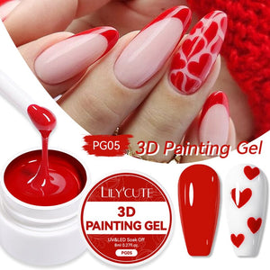 3D Painting Gel PG05 8ml Gel Nail Polish LILYCUTE