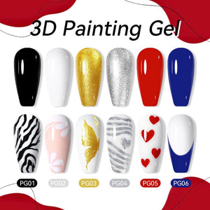 3D Painting Gel PG05 8ml Gel Nail Polish LILYCUTE