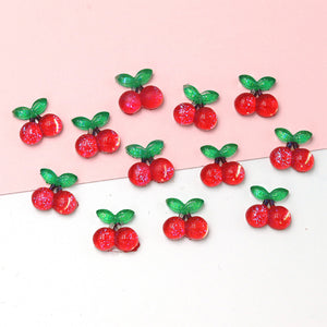 20pcs Cherry Nail Decorations Nail Art No Brand