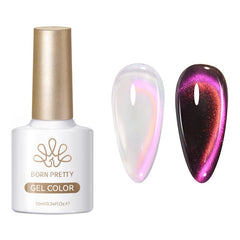 Water Light Cat Magnetic Gel Colored Water 10ml Gel Nail Polish BORN PRETTY MY387