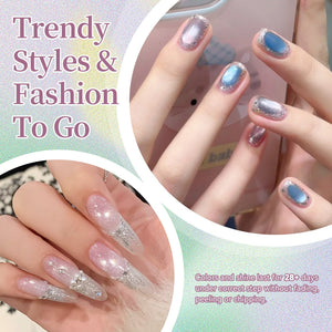 6 Colors Glass Cat Magnetic Gel M31 Spring Letter 7ml HEMA/TPO FREE Gel Nail Polish BORN PRETTY