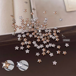 30pcs Sparkling Star Zircon Nail Decoration
