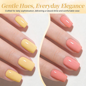 6 Colors Gel Set S55 Muted Flora 7ml Gel Nail Polish BORN PRETTY