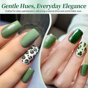 6 Colors Gel Set S59 Still Green 7ml Gel Nail Polish BORN PRETTY