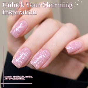 Reflective Gel SZ54 Pink Gleam 10ml Gel Nail Polish BORN PRETTY