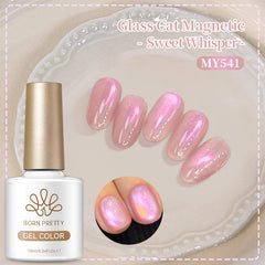 Glass Cat Magnetic Gel Sweet Whisper 10ml Gel Nail Polish BORN PRETTY MY541