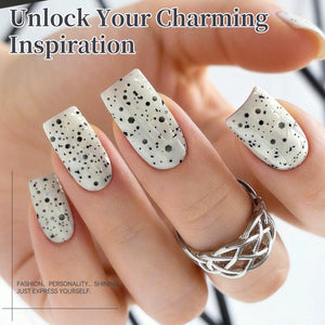 Sequins Jelly Gel TS31 Cream Topping 15ml Gel Nail Polish BORN PRETTY