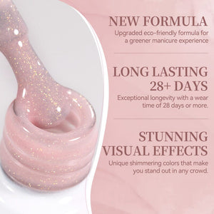 Aurora Gel JG30 Sunset Glimmer 10ml Gel Nail Polish BORN PRETTY
