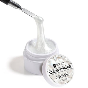 5D Sculpting Gel Pearl White 15ml Extension Nail Gel UR SUGAR