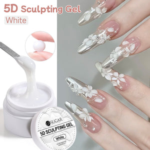 5D Sculpting Gel White 15ml Extension Nail Gel UR SUGAR
