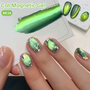Glass Cat Magnetic Gel MC21 7ml Gel Nail Polish LILYCUTE