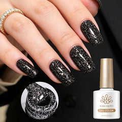 Reflective Glitter Gel SZ58 Night Gleam 10ml Gel Nail Polish BORN PRETTY