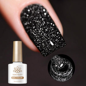 Reflective Glitter Gel SZ58 Night Gleam 10ml Gel Nail Polish BORN PRETTY