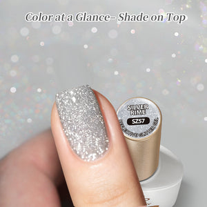 Reflective Glitter Gel SZ56 Liquid Gold 10ml Gel Nail Polish BORN PRETTY