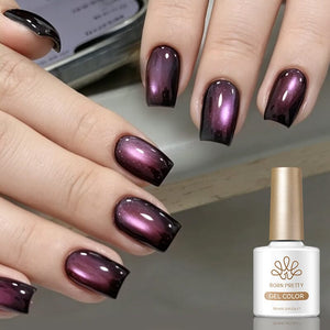 Colored Cat Magnetic Gel MY563 Plum Mist 10ml Gel Nail Polish BORN PRETTY