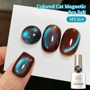 Colored Cat Magnetic Gel MY564 Sea Salt Cannelé 10ml Gel Nail Polish BORN PRETTY