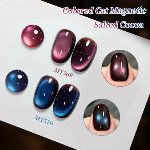Colored Cat Magnetic Gel Salted Cocoa 10ml Gel Nail Polish BORN PRETTY