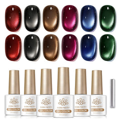 6 Colors Glass Cat Magnetic Gel M79 Misty Rain 7ml