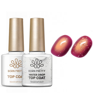 Water Drop & Super Top Coat Set 10ml Base & Top Coat No Brand