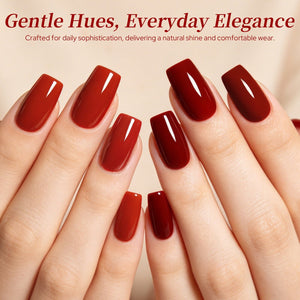 6 Colors Gel Set S64 Pumpkin Party 7ml Gel Nail Polish BORN PRETTY
