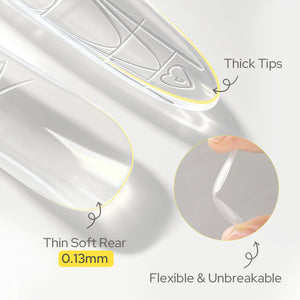 300pcs Long Oval Nail Tips Nail Tips BORN PRETTY