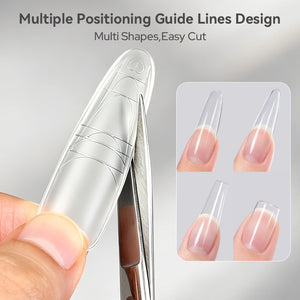 300pcs Long Oval Nail Tips Nail Tips BORN PRETTY