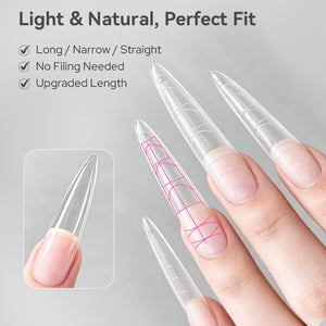 238pcs Long Stiletto Nail Tips Nail Tips BORN PRETTY