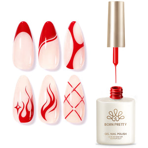 Bright Red Liner Gel 15ml Gel Nail Polish BORN PRETTY