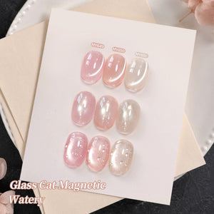 Glass Cat Magnetic Gel MY650 Watery 15ml Gel Nail Polish BORN PRETTY