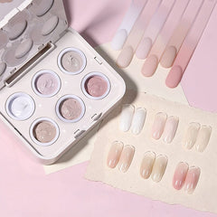 6 Colors Pat Painting Gel Husk Breeze Gel Nail Polish BORN PRETTY