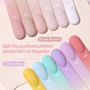 6 Colors Pat Painting Gel Husk Breeze