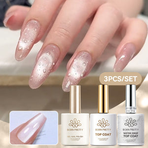 Water Drop Top Coat Set 15ml Base & Top Coat BORN PRETTY