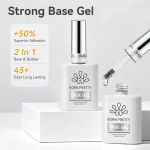 Base Gel & Nail Prep Set 15ml Base & Top Coat BORN PRETTY