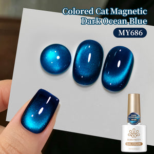 Colored Cat Magnetic Gel MY562-MY690 10ml Gel Nail Polish BORN PRETTY MY686