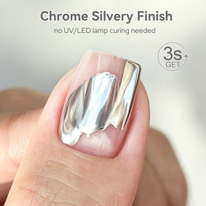 Vernis à Ongles Aquarelle Argenté Chromé 15ml