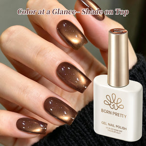 Glass Cat Magnetic Gel MY698 Watery 15ml Gel Nail Polish BORN PRETTY
