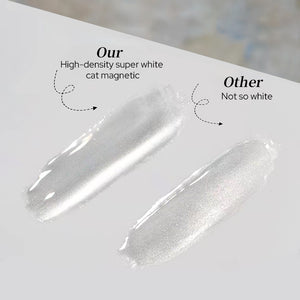 Water Light Cat Magnetic Gel MY701 Super White 10ml Gel Nail Polish BORN PRETTY