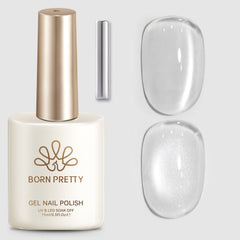 Water Light Cat Magnetic Gel MY701 Super White 15ml Gel Nail Polish BORN PRETTY