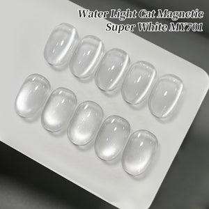 Water Light Cat Magnetic Gel MY701 Super White 15ml Gel Nail Polish BORN PRETTY