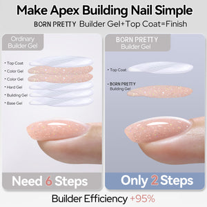 8 IN 1 Builder Gel B16 15ml Gel Nail Polish BORN PRETTY