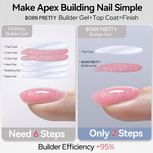 8 IN 1 Builder Gel B17 15ml Gel Nail Polish BORN PRETTY