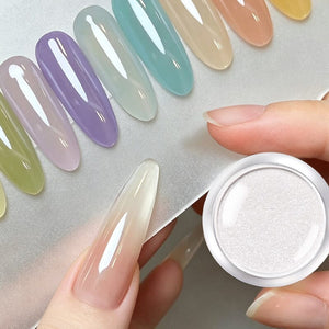 Clear Pearlescent Powder Nail Art BORN PRETTY