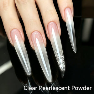 Clear Pearlescent Powder Nail Art BORN PRETTY