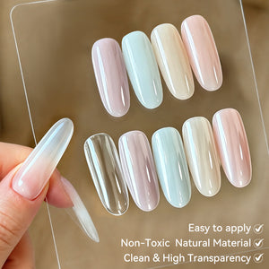 Clear Pearlescent Powder Nail Art BORN PRETTY