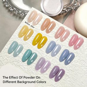 Clear Pearlescent Powder Nail Art BORN PRETTY