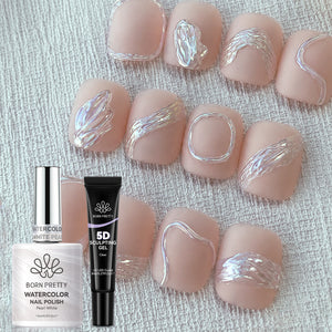 2er Set Aquarell-Nagellack & Modelliergel